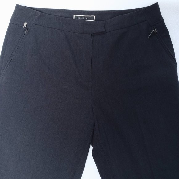 Melanie Lyne Women's Classic Black Trousers - Picture 1 of 13